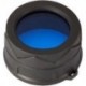 Nitecore Accessoires Filtre Bleu NFB34 (P20V2/P20i/ P20i UV/P20iX)