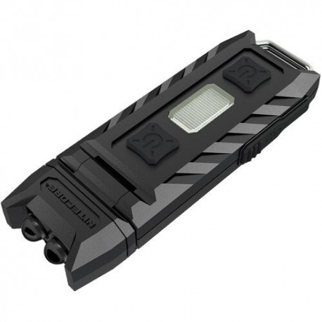 Nitecore Lampe de poche compacte THUMB LEO (Rouge/Bleu/signal) rechargeable (45 lumens)