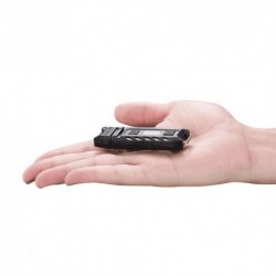 Nitecore Lampe de poche compacte THUMB LEO (Rouge/Bleu/signal) rechargeable (45 lumens)