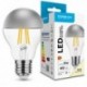 Ampoule LED MODEE E27 Globe A60 4 W 4000 K 400 lm calotte argentée