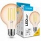 Ampoule LED MODEE E27 Globe G80 4 W 1800 K 360 lm ambrée