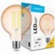 Ampoule LED MODEE E27 Globe G95 4 W 1800 K 360 lm ambrée