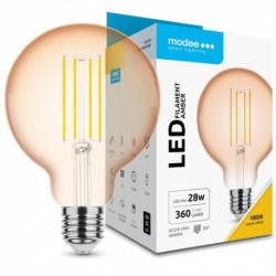 Ampoule LED MODEE E27 Globe G95 4 W 1800 K 360 lm ambrée