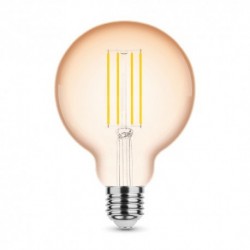 Ampoule LED MODEE E27 Globe G95 4 W 1800 K 360 lm ambrée