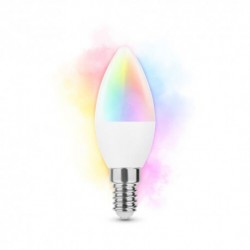Ampoule LED Smart MODEE E14 Bougie C37 4,9 W RGB K 470 lm dimmable