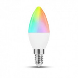 Ampoule LED Smart MODEE E14 Bougie C37 4,9 W RGB K 470 lm dimmable