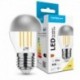 Ampoule LED MODEE E27 Mini globe G45 4 W 2700 K 400 lm calotte argentée