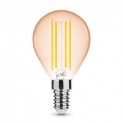 Ampoule LED MODEE E14 Mini globe G45 4 W 1800 K ambrée