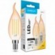 Ampoule LED MODEE E14 Bougie C37 4 W 1800 K 360 lm dimmable ambrée