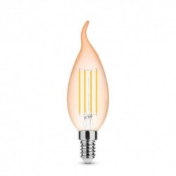 Ampoule LED MODEE E14 Bougie C37 4 W 1800 K 360 lm dimmable ambrée