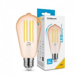 Ampoule LED MODEE E27 ST64 4 W 1800 K 360 lm dimmable ambrée