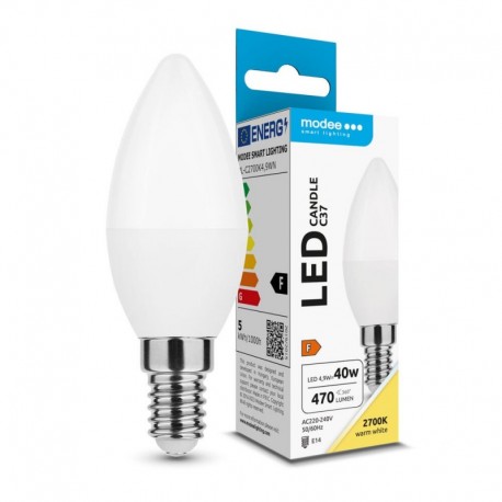 Ampoule LED MODEE E14 Bougie C37 4,9 W 2700 K 470 lm