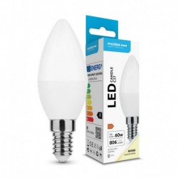 Ampoule LED MODEE E14 Bougie C37 8,5 W 4000 K 806 lm
