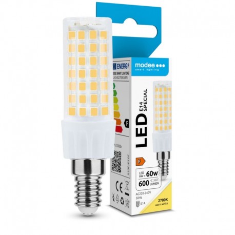 Ampoule LED MODEE E14 tubulaire 6 W 2700 K 600 lm