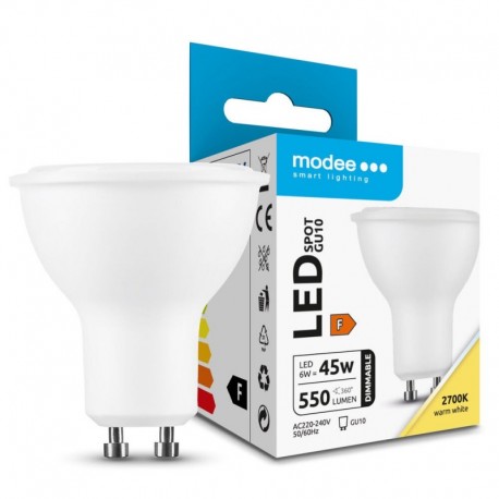 Ampoule LED MODEE GU10 Spot 6 W 2700 K 550 lm dimmable