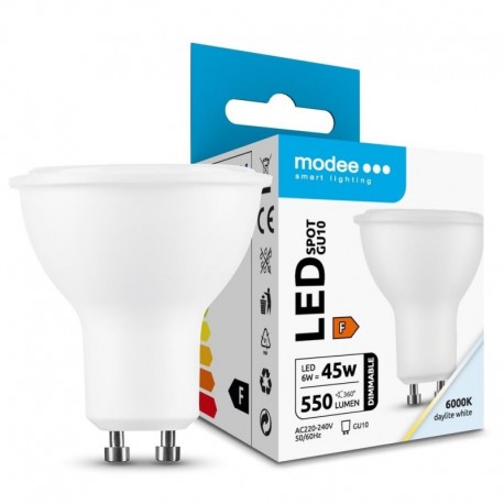 Ampoule LED MODEE GU10 Spot 6 W 6000 K 550 lm dimmable
