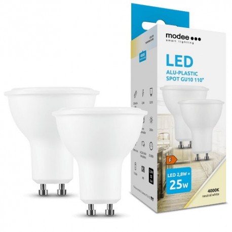 Ampoule LED MODEE GU10 Spot 2,8 W 4000 K 250 lm