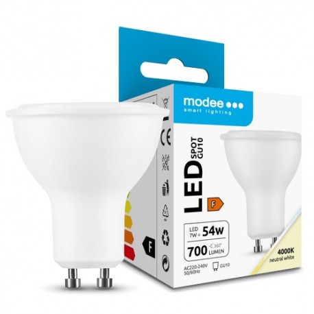 Ampoule LED MODEE GU10 Spot 7 W 4000 K 700 lm
