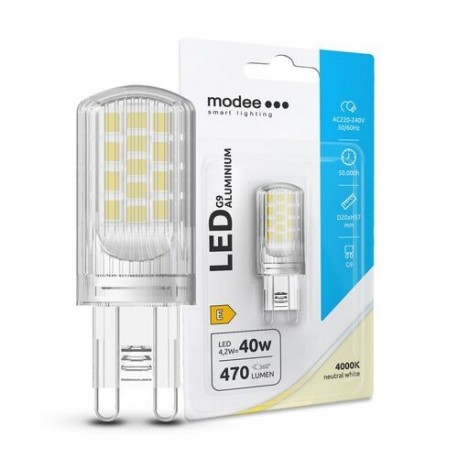 Ampoule LED MODEE G9 G9 4,2 W 4000 K 470 lm
