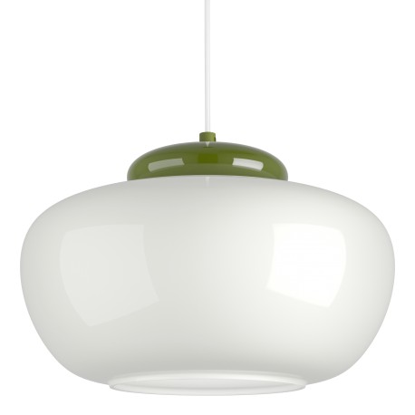 EGLO BERARDELLI 902998 – suspension vert et blanc Ø 30 cm – chambre enfant
