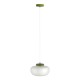 EGLO BERARDELLI 902998 – suspension vert et blanc Ø 30 cm – chambre enfant