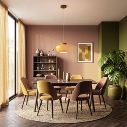 EGLO BERARDELLI 902999 – suspension orange et vert Ø 30 cm – chambre enfant
