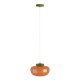 EGLO BERARDELLI 902999 – suspension orange et vert Ø 30 cm – chambre enfant