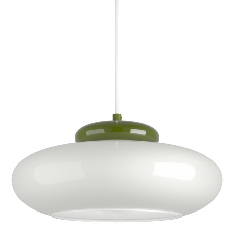 EGLO BERARDELLI 903003 – suspension vert et blanc Ø 32 cm – chambre enfant