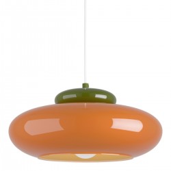 EGLO BERARDELLI 903004 – suspension orange et vert Ø 32 cm – chambre enfant