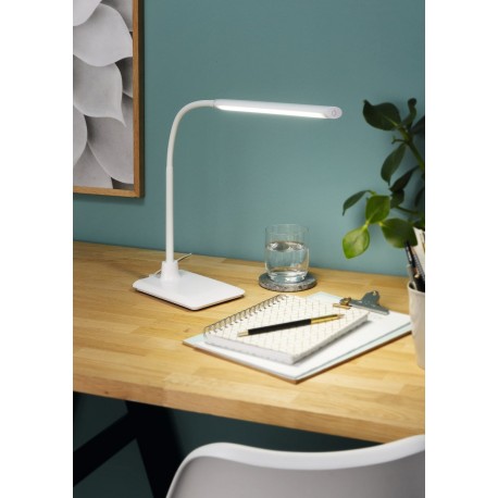 EGLO LAROA 96435 – lampe de bureau LED blanche – devoirs et lecture