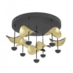 EGLO DRACERA 390411 – plafonnier noir – Ø 505 mm