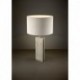 EGLO BELESAR 390408 – lampe de table nickel mat et naturel – Ø 380 mm