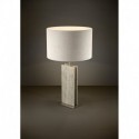 EGLO BELESAR 390408 – lampe de table nickel mat et naturel – Ø 380 mm
