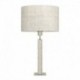 EGLO BELESAR 390408 – lampe de table nickel mat et naturel – Ø 380 mm