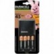 Chargeur Duracell CEF27 avec 2 accus AA et 2 AAA