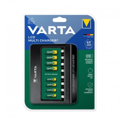 Chargeur Varta LCD Multi Charger+ pour 8 accus AA AAA