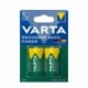 2 piles rechargeables Varta C HR14 3000mAh