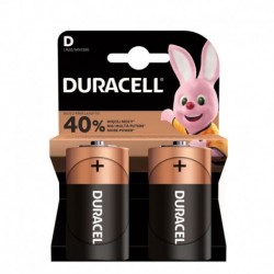 Piles Duracell Basic D LR20 1,5 V – lot de 2