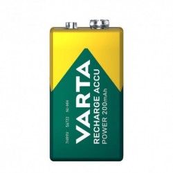 Pile rechargeable Varta format 9 V NiMH 200 mAh – 1 pièce