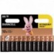 12 piles Duracell Basic AA LR6 alcalines 1,5V