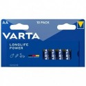 10 piles Varta Longlife Power AA LR6 alcalines