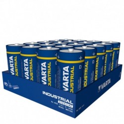 20 piles Varta Industrial Pro D LR20 alcalines
