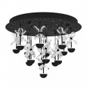EGLO PIANOPOLI 2 390275 – plafonnier noir – Ø 500 mm