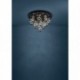 EGLO PIANOPOLI 2 390275 – plafonnier noir – Ø 500 mm