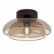 EGLO SALESIANI 902829 – plafonnier bordeaux – Ø 300 mm