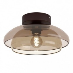 EGLO SALESIANI 902829 – plafonnier bordeaux – Ø 300 mm