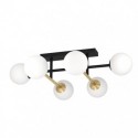 EGLO PAZ 390176 – plafonnier noir et laiton brossé – H 225 mm