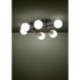 EGLO PAZ 390176 – plafonnier noir et laiton brossé – H 225 mm