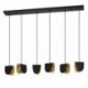 EGLO SERENARA 390184 – suspension noir et doré – H 1500 mm