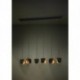 EGLO SERENARA 390184 – suspension noir et doré – H 1500 mm